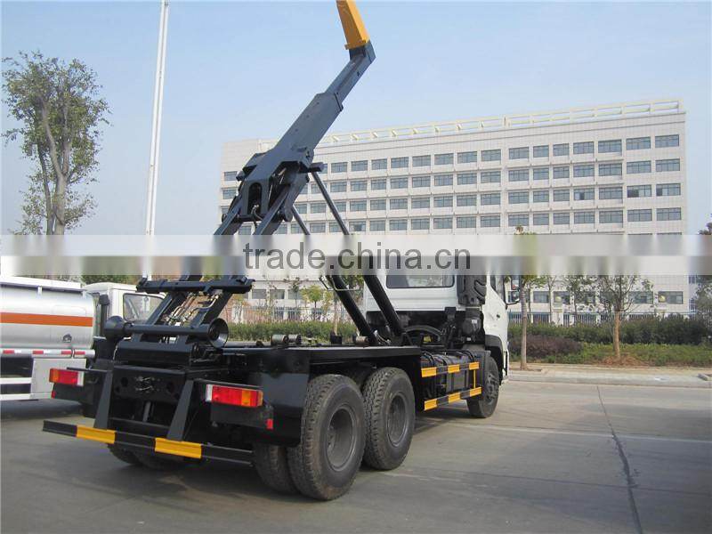Dongfeng tandem axle hook loader garbage truck