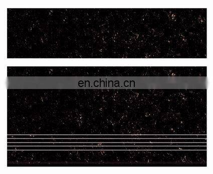 promotion price polished double loading black crystal tiles