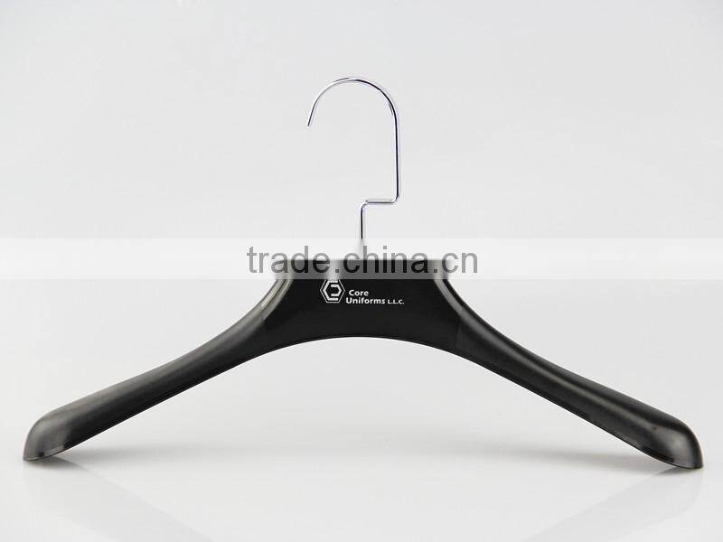IMY-488 black plastic wide coat hanger stand