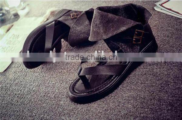 2016 new model lastest special comfortable ladies female woman roman style patchwork summer sandals shoes