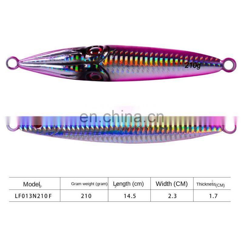 Clearance 210g Weight Vib Lures Fishing Lure Saltwater Jigging Lures Fishing Metal JigSaltwater Jigging