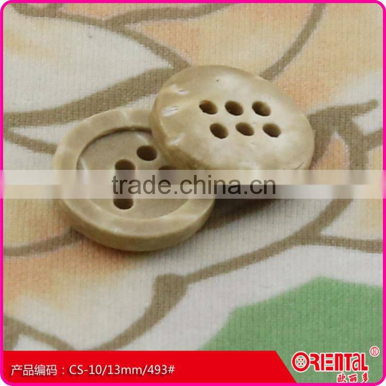 concise natural buttons for shirt with holes