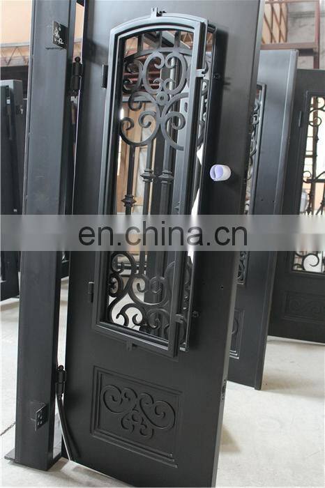 Wrought iron door security doors for homes, mom and son door