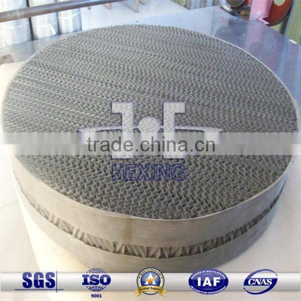 stainless steel metal gauze packing for rectification column