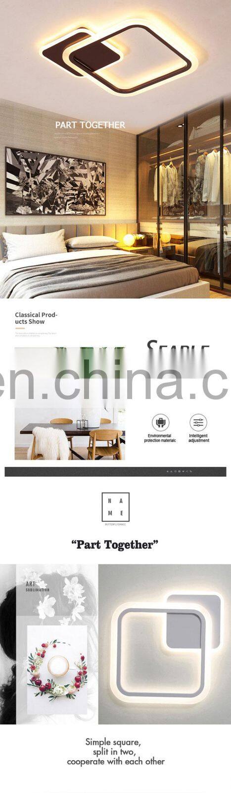 New Design Residential Decoration Living Room Bedroom Acrylic LED Modern Ceiling Light