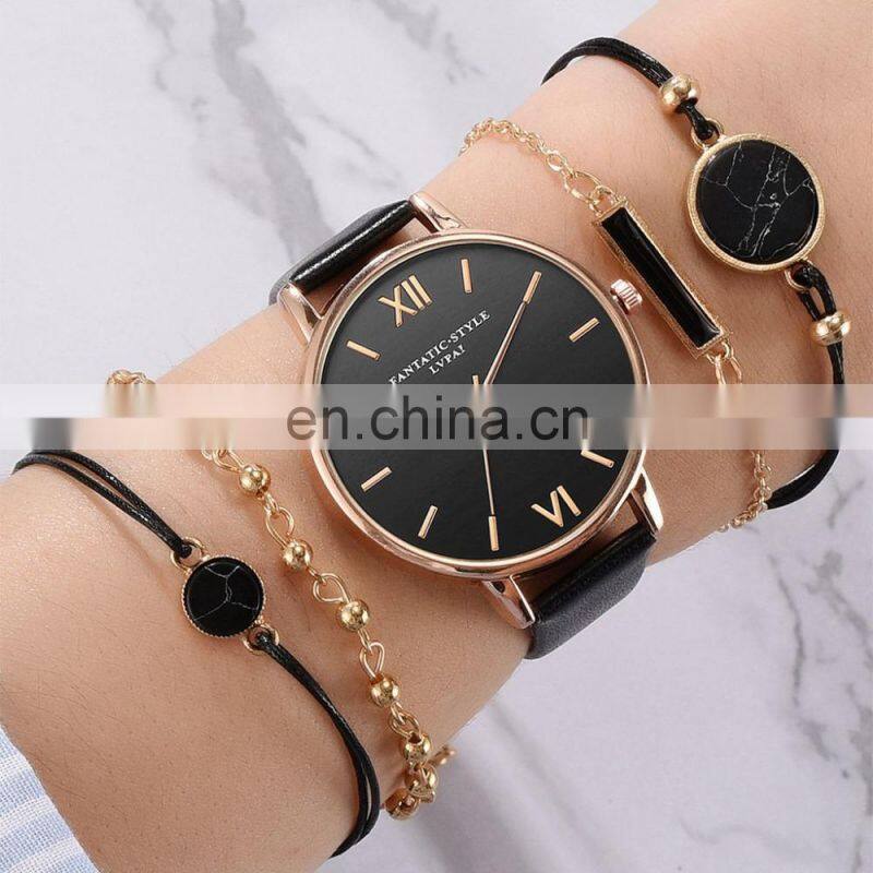 Top Style Fashion Women's Luxury  Band Analog Quartz WristWatch Ladies Watch Women cow leather watch women