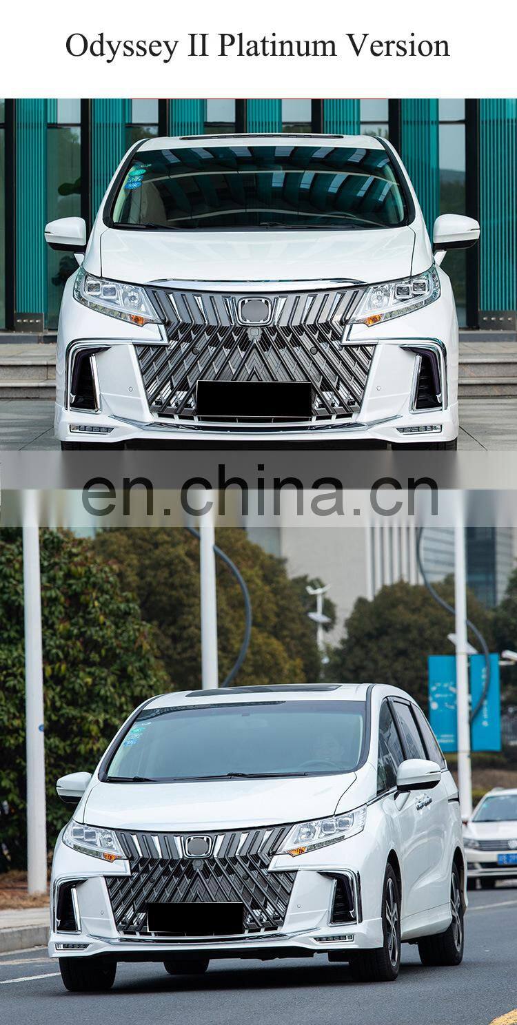 Runde High Quality Front Bumper Grille Body Kit For Honda Odyssey 15-20 Upgrade To Spider Man/Saint Fighter/Flying Wing