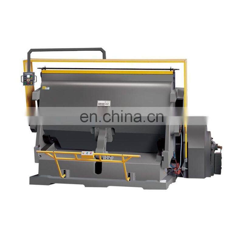 ML2500 Large Hand Feed Corrugated Carton Die Cutting & Creasing Machine, Flat Bed Paper Cardboard Die Punching Cutter Press