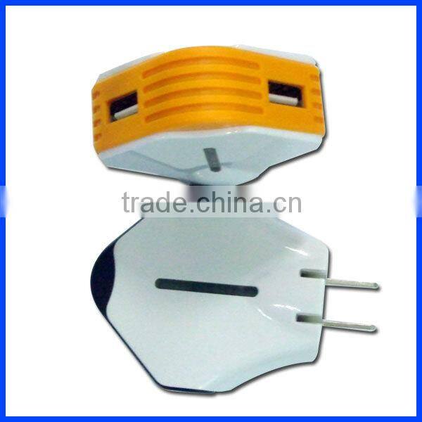 New Arrival 2000mah,2 USB Ports Travel charger