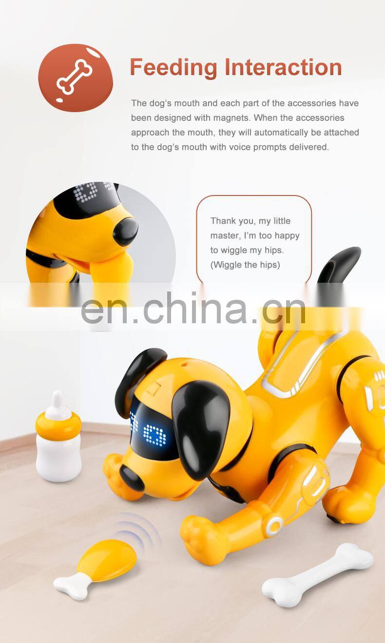 2022 New RC Robot JJRC R19 Intelligent Toy Interactive Singing Storytelling Remote Control Robot Dog Gift For Kids