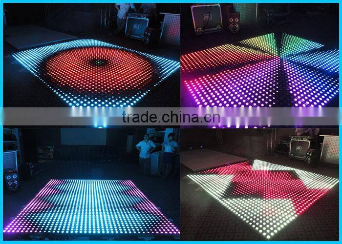 2015 ACS Crazy led floor tile light,8x8 digital dance floor