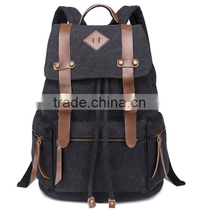 Travel Canvas Backpack Sport Rucksack Camping School Satchel
