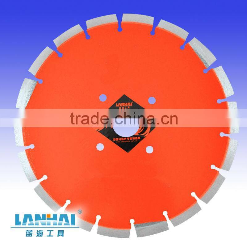 concrete cutting blade with big segment,protective teeth