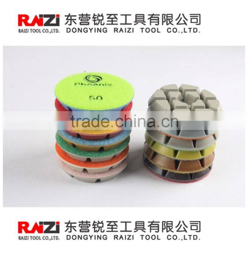 Dry Diamond concrete floor polishing pad