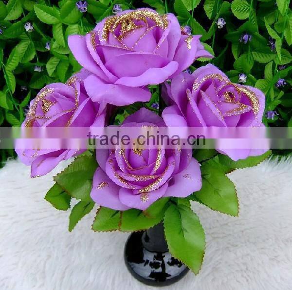 LS-007 artificial flower used for decoration(rose,peony,narcissus,clove)