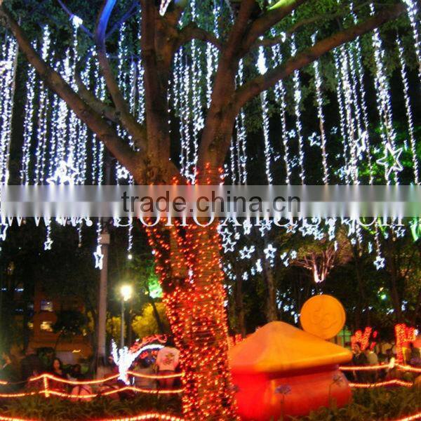 Felt hanging decoration flowers led light chain factory dirct sale