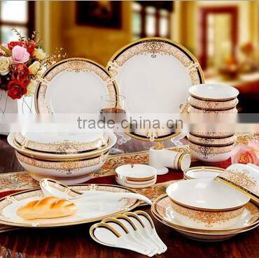 56 pcs gorgeous design and colorful decorative dinner ware plate