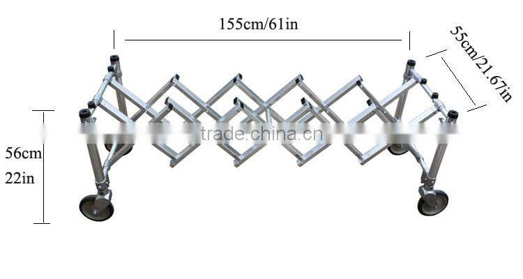 Aluminum Church Casket Trolley use for Fiberglass Casket