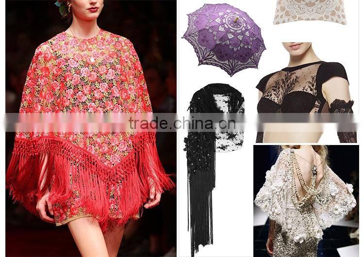 Color Customized Various Fancy Lace And Ribbons Trim