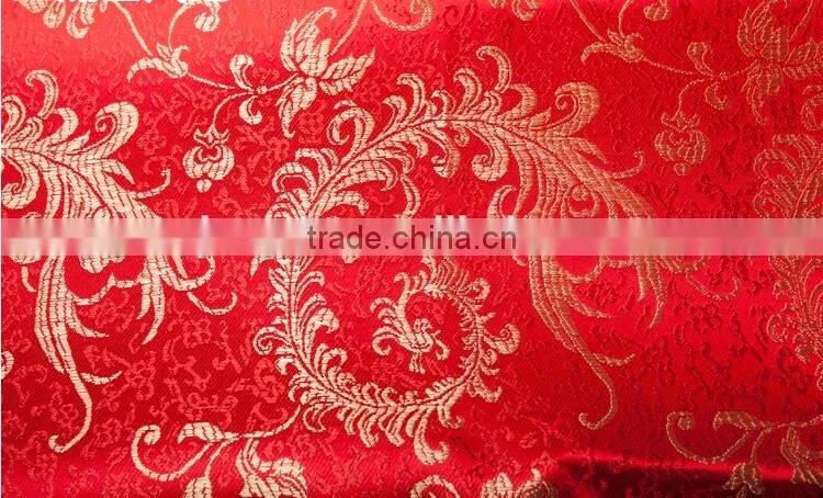 Tapestry satin fabric china factory supplier/Jacquard satin fabric