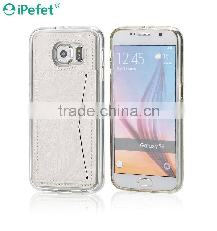 Luxury PU Leather Card Holder Wallet Stand Back Cover Case For iPhone 6/6S 4.7