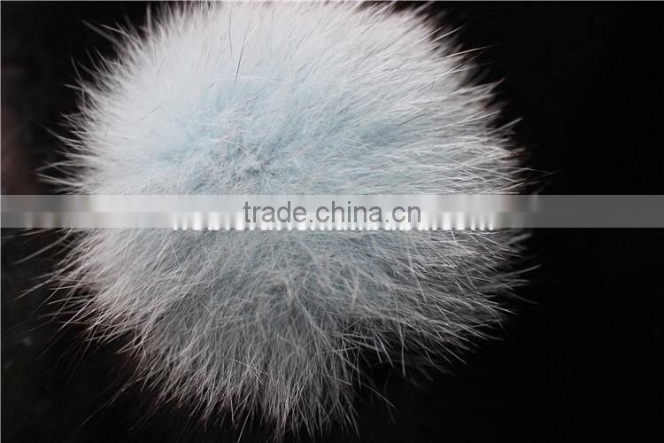 Real Fox Fur Pom Poms For Car Key Hangings Pendant Accessories