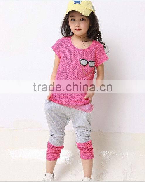 Summer Baby Leisure Clothes Sets, Beautiful Children Sets For Girls