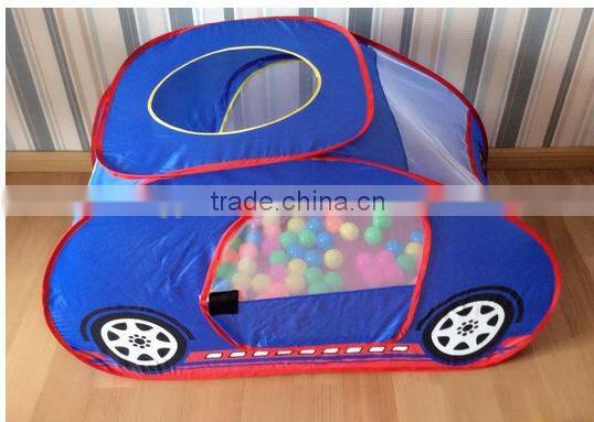 Kids toys big car pop up tunnel tent house