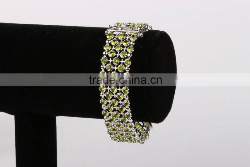 macrame bracelet jewelry 2015 new design silver bangle pure silver bracelet