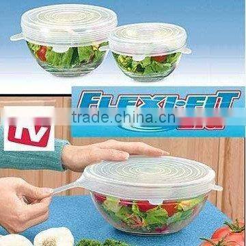 Silicone food cover for fridge food fresh covers