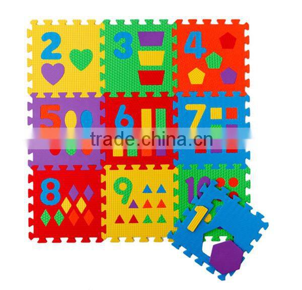 Hopscotch kids playing eva foam puzzle mat