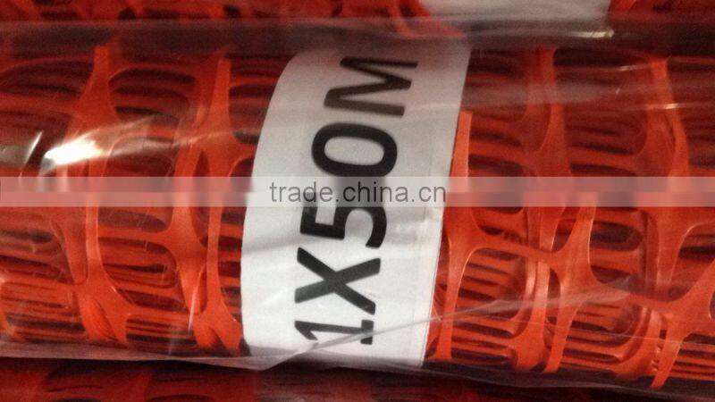 Plastic Orange Safety fence netting / barrier fencing mesh