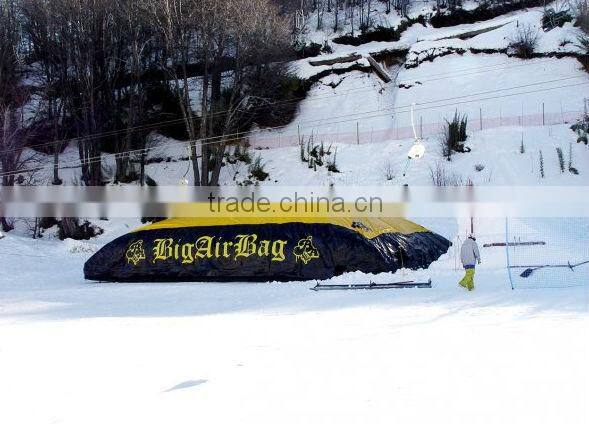 exciting winter sport big air bag jump/ big air bag for snowboard