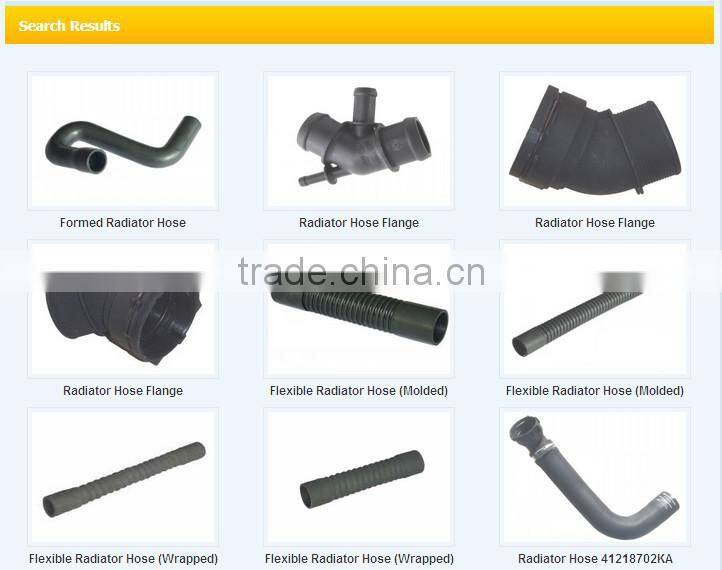 Car Rubber Radiator Hose with OE Part NO. Parts