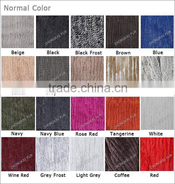 Factory direct wholesale lady's raccoon fur knitted jacket /raccoon fur knit coat