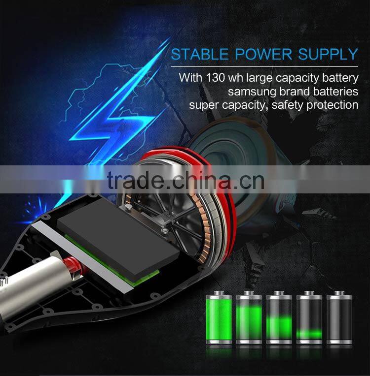 bluetooth music and LED lighting 2 wheel self balancing electric scooter