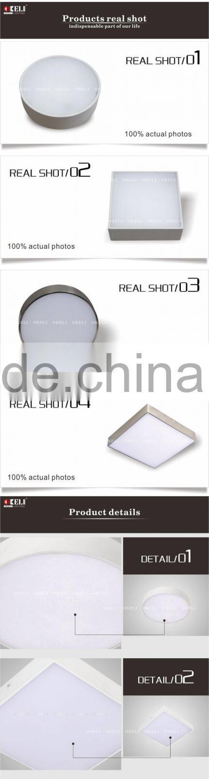 Surface mounted led panel light as hanging led pendant light