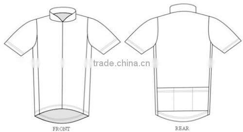 Fenka lightweight moisture management cycling jersey