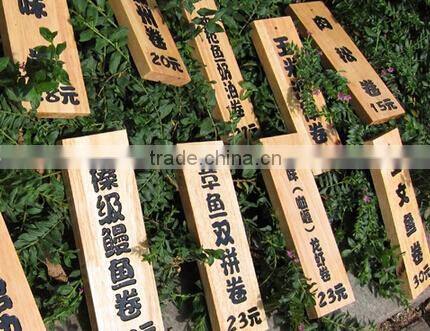 Japanese food wooden notice board price