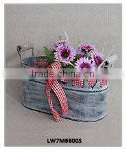 Stained Blue French Custom Decorative Wooden Crates