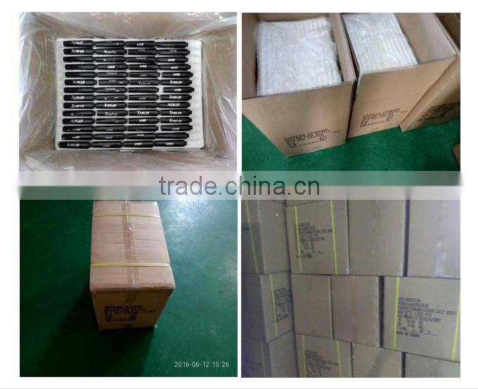 Clear square Lip Gloss Tube with matte Golden brush cap square lip cream case