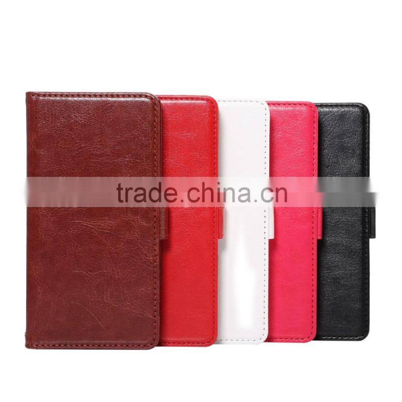 High Quality PU Leather Case for Sony Xperia X Flip Case with Card Slot KDS Sheep Grain Leather Wallet Cover MT-5812