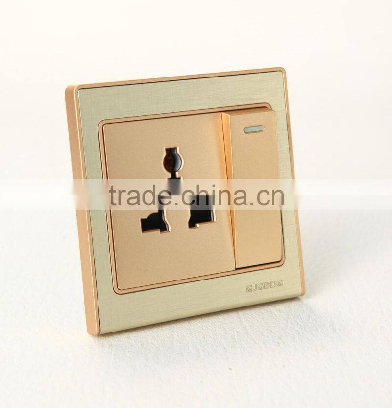 Apply modern decoration PC material wall socket and switch integration