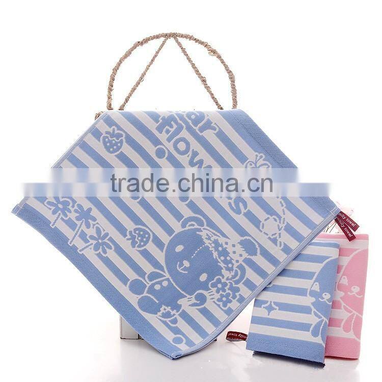 Children Square cotton three layers gauze face towel