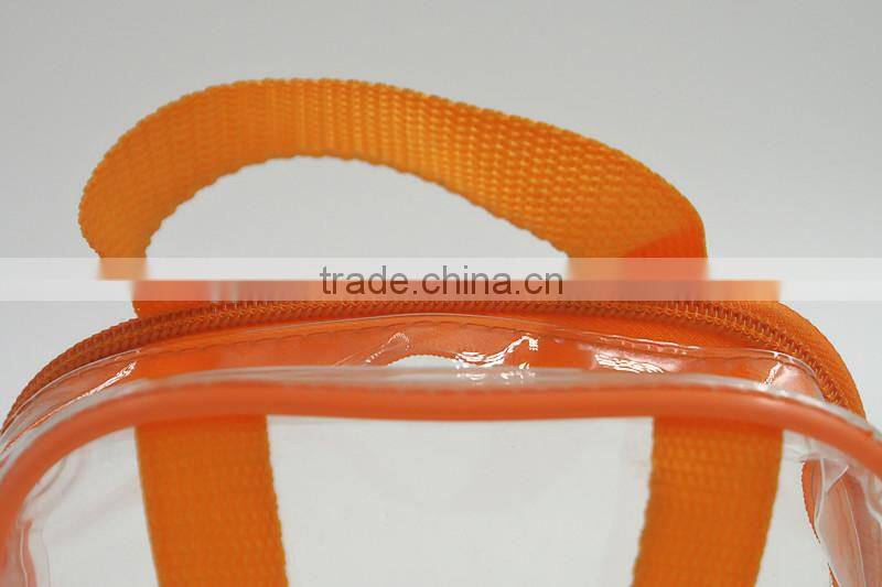 PVC sewing bag with pipe for nail polish , brush , personal care , beauty item , skin care