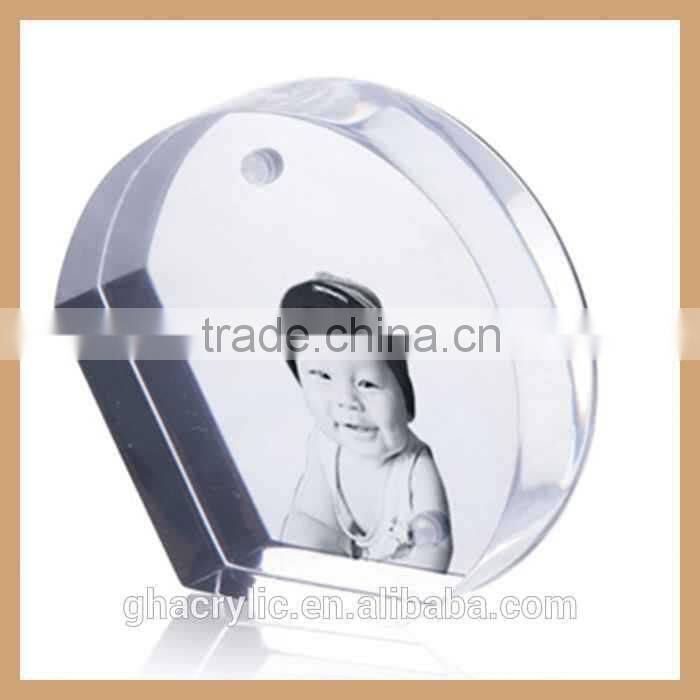 Customized magnetic digital photo frame acrylic photo frame picture photo frame