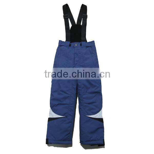 2013 New nylon taslon waterproof boys fashion blue ski suits for kids ski jackets and pants suits in ski & snow wear