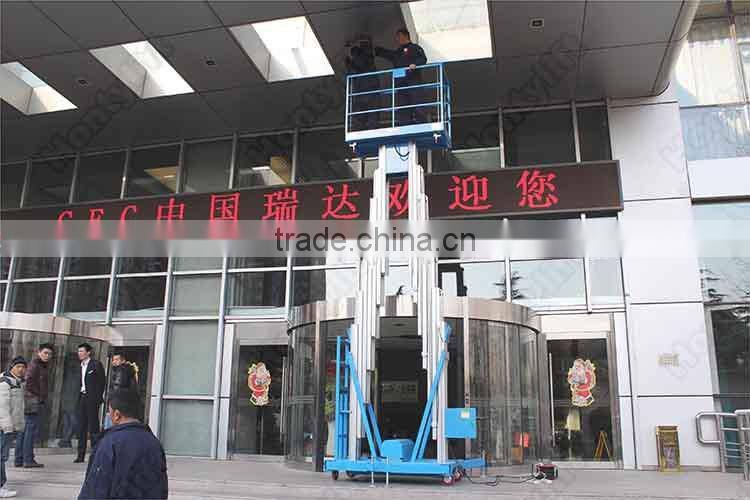 double aluminum electric platform lift electric motorcycle lift table