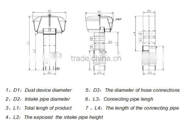 tractor air intake strainer china manufacture