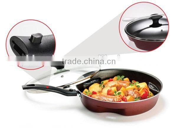 Carbon steel non stick dry cooker trilogy frying pan